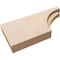Ekena Millwork 2in. W x 8in. H x 16in. L Rivera Woodgrain TimberThane Rafter Tail, Primed Tan RFTUR02X08X16RIVRCPR - alternate 3